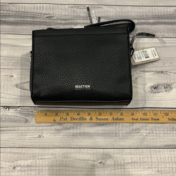 Reaction Kenneth Cole Black Mini Satchel - Picture 8 of 10